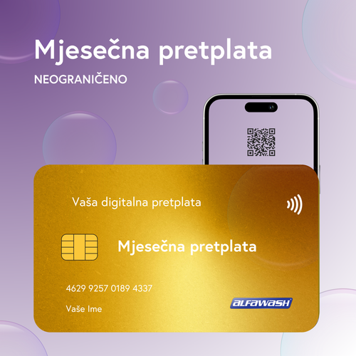 Mjesečna pretplata na pranje auta